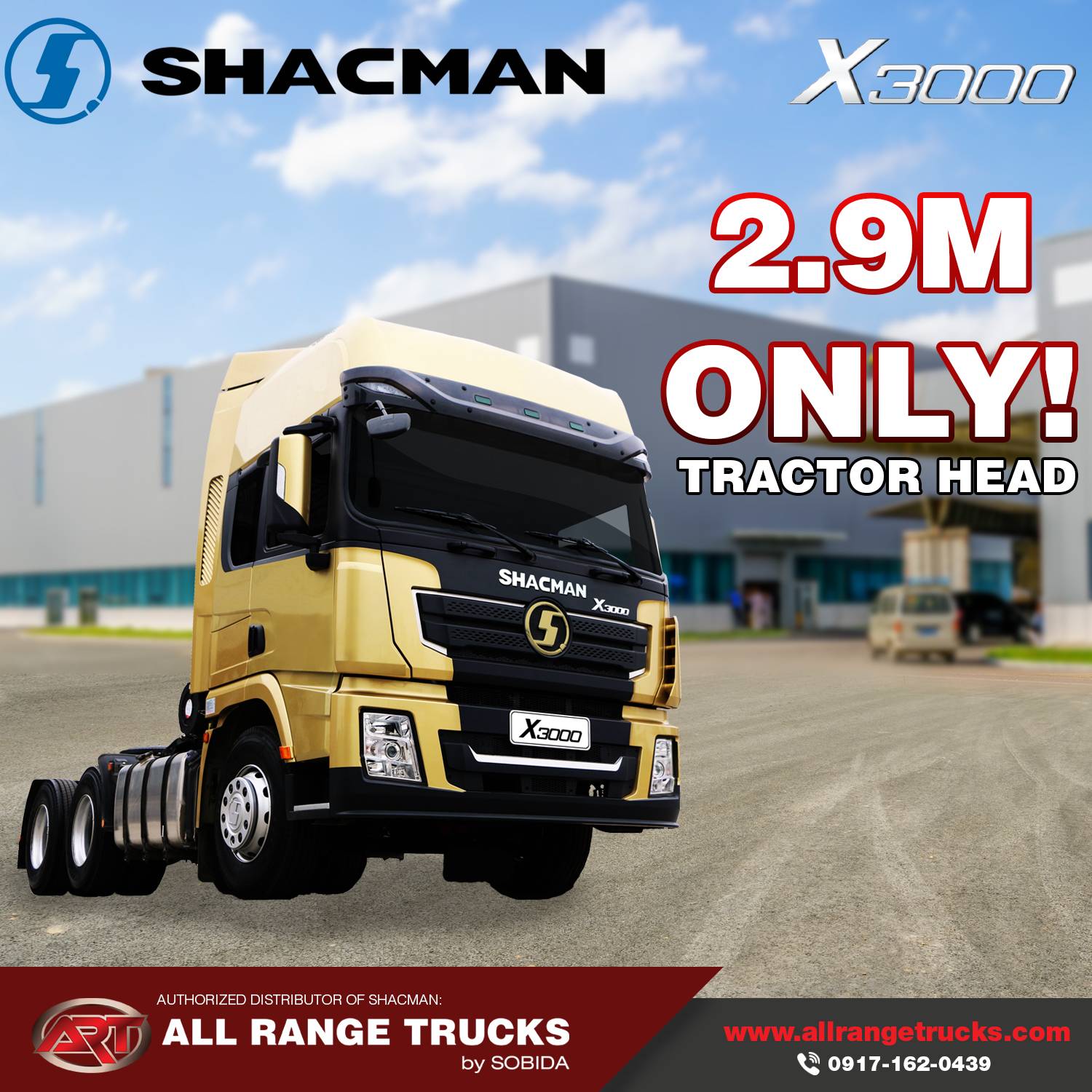 Shacman X3000 6×4 Tractor Head Prime Mover Truck
