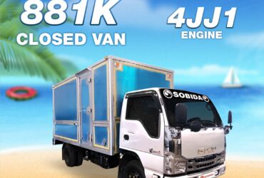 Sobida Isuzu Elf 4JJ1 Surplus Aluminum Closed Van NKR