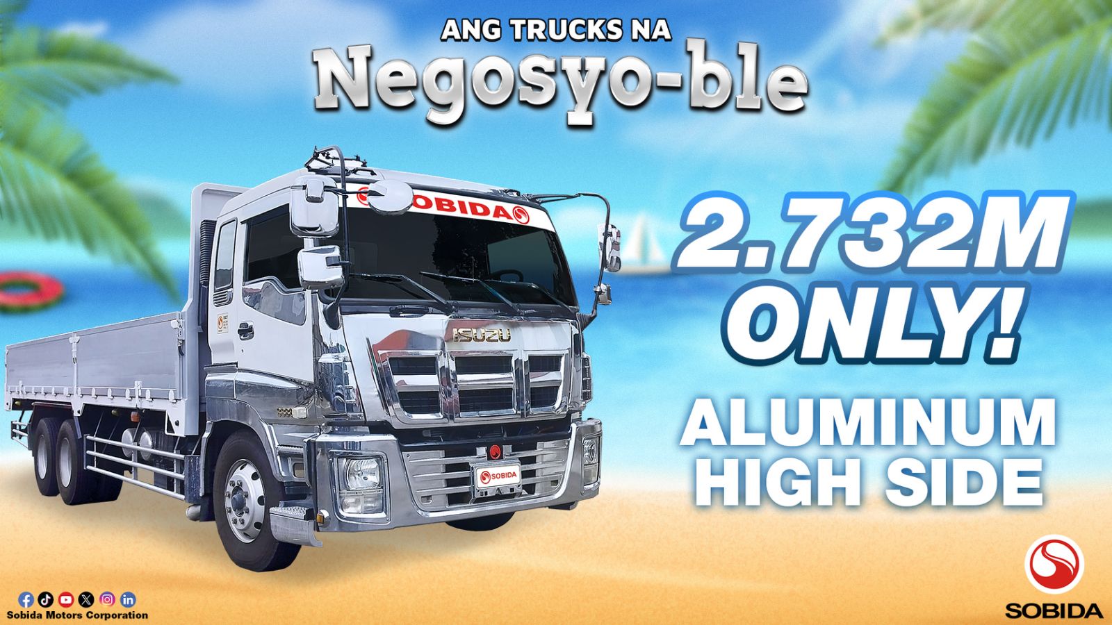 Isuzu Giga Sobida 6UZ1 Surplus Cargo Truck C&E sinotruk howo
