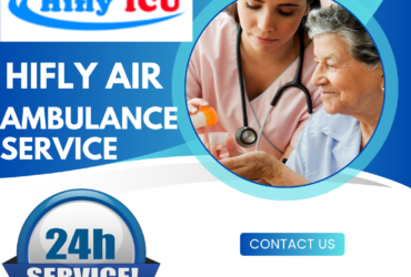 Speedy Transportation Air Ambulance in Varanasi by Hiflyicu