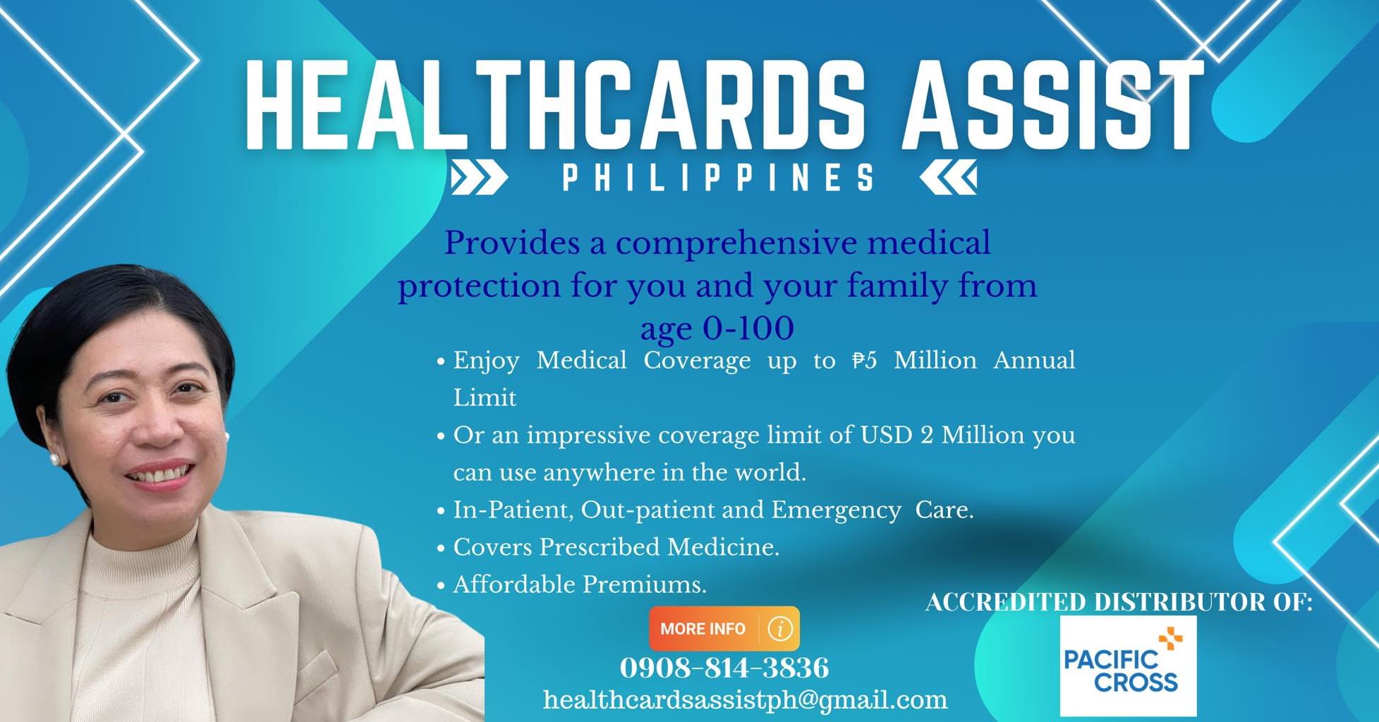 Looking for comprehensive HMO healthcard Medical Plan coverage up to 100 years old?