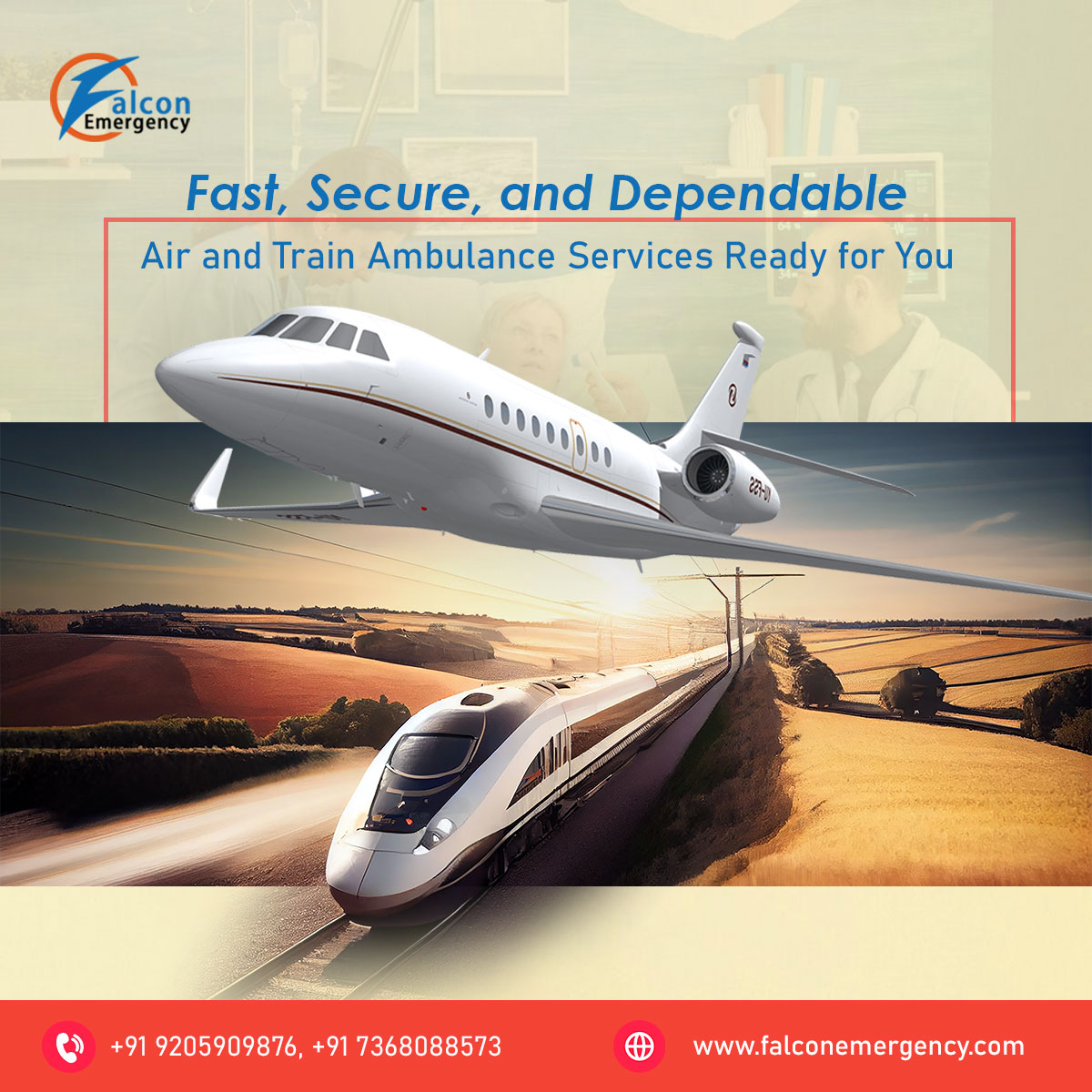 Critical Care Transport Provided Effectively by Falcon Train Ambulance in Ranchi