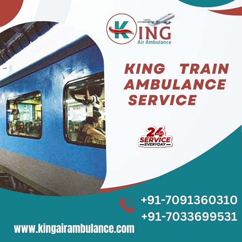 Use King Train Ambulance Service in Patna  with a state-of-the-art ICU Setup