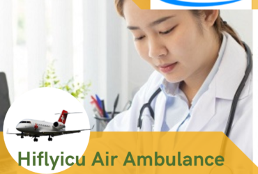 Air Ambulance Service in Srinagar by Hiflyicu- 24/7 Assistance with super Medical Staffs