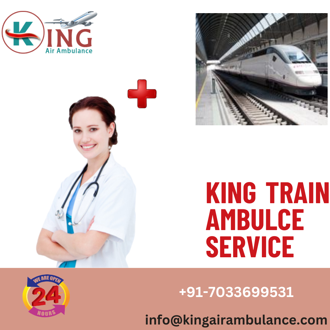 Avail King Train Ambulance In Patna With First Class CCU Tool
