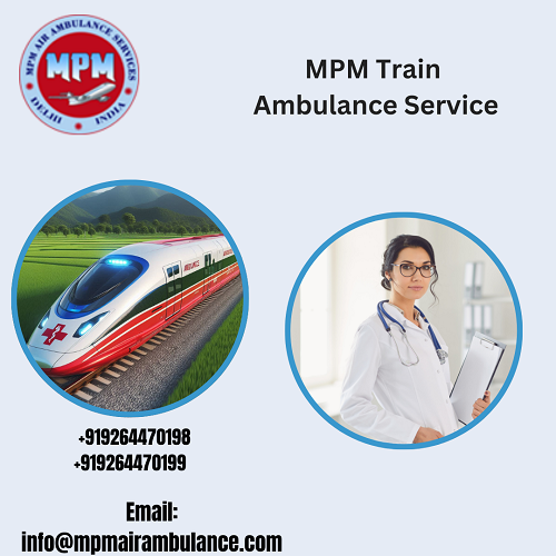 Choose MPM Train Ambulance Service In Raipur With ICU Setup