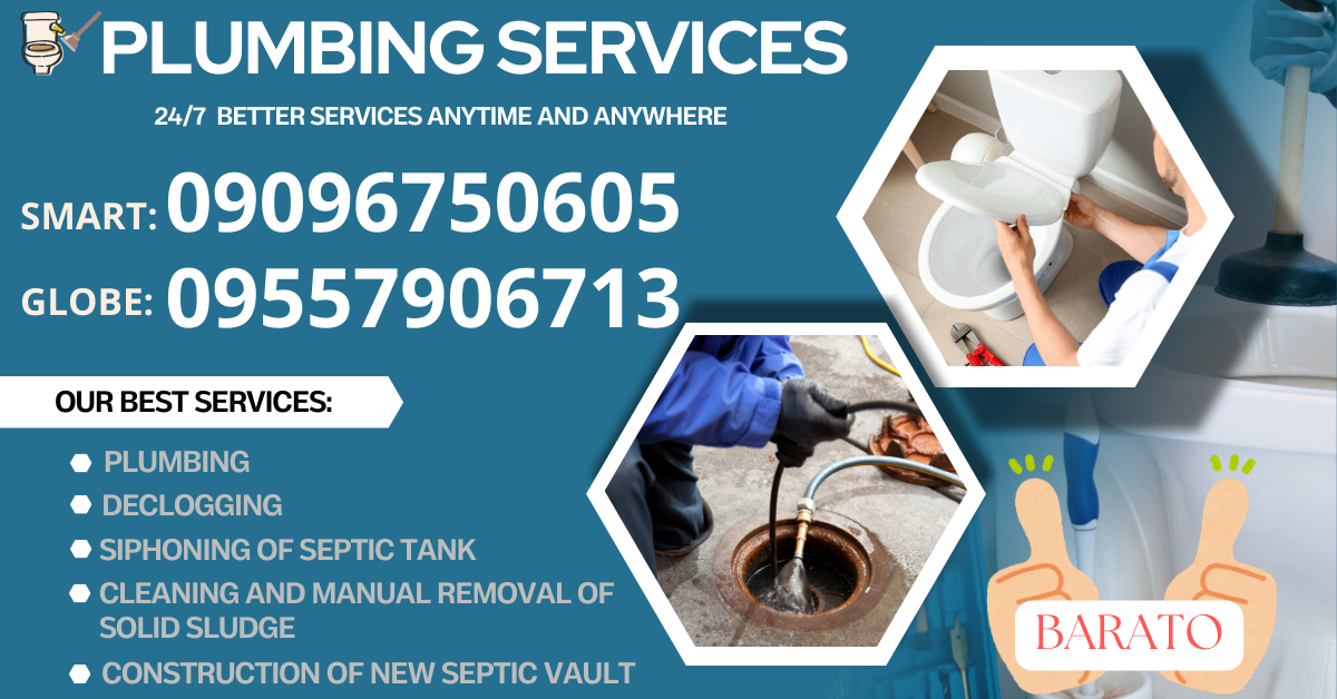 Iloilo City Malabanan Siphoning Plumbing Services 09303152543
