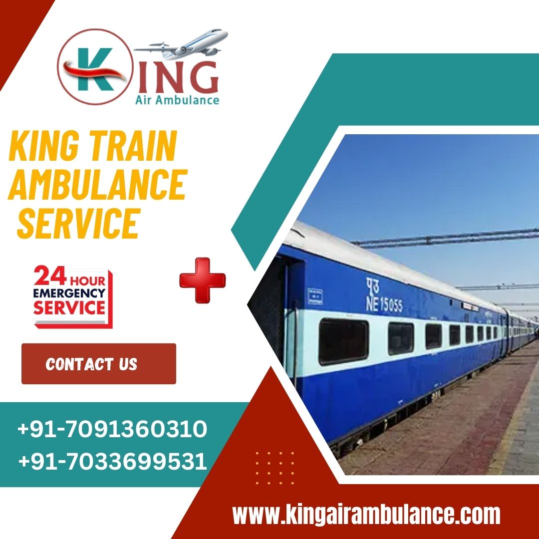 Utilize Train Ambulance Service in Patna by King with  world – class Ventilator support