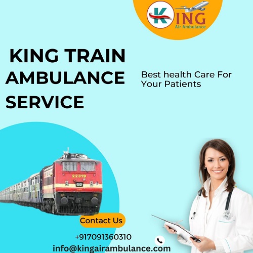 Book  King Train Ambulance Services In Varanasi for Shift Patients Without Difficulties