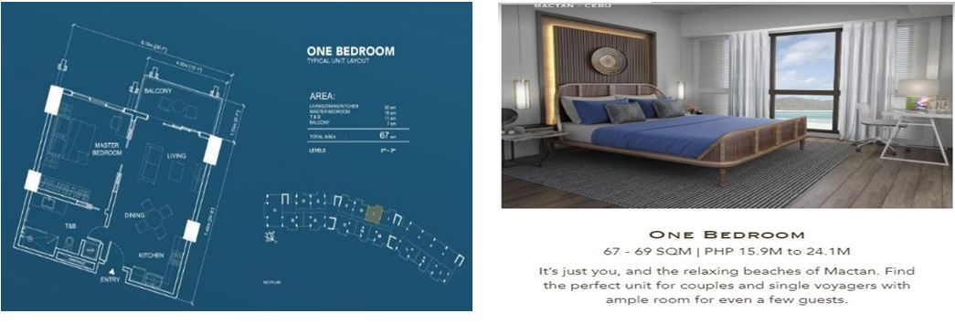 ARUGA HIGH END BEACH FRONT CONDO MACTAN CEBU 1BR W PARKING