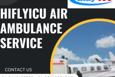 Vital Lifeline Air Ambulance Service in Jamshedpur by Hiflyicu