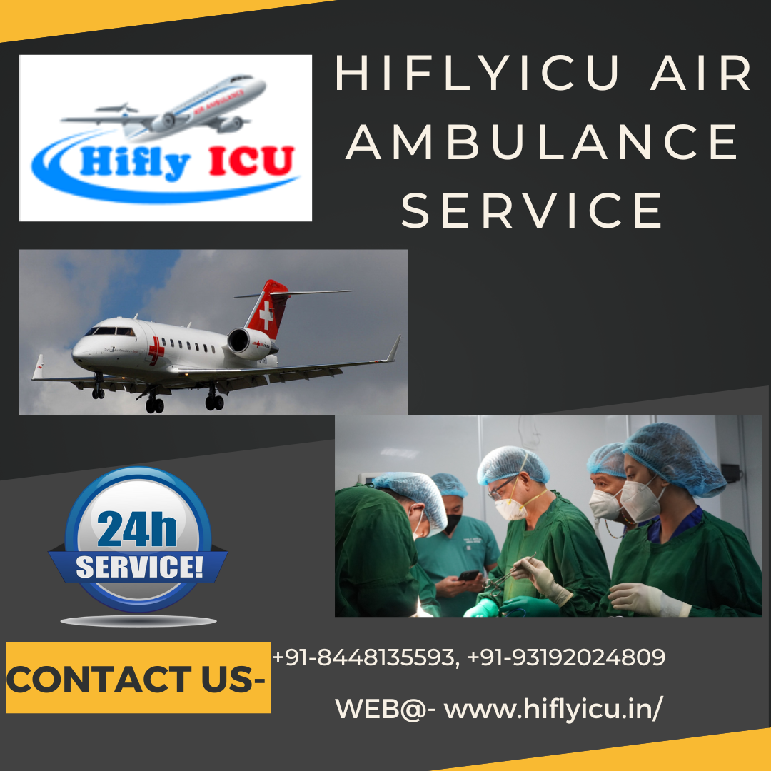 Air Ambulance Service in Kozhikode by Hiflyicu- Cost-Effective with Advanced Medical Tools