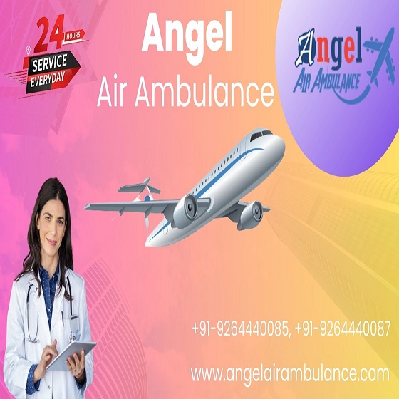Avail the Best Angel Air Ambulance Service with ICU Setup in Varanasi