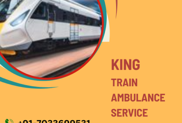 Avail King Train Ambulance in Delhi With PICU Facility