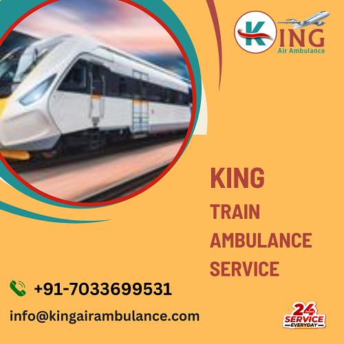 Avail King Train Ambulance in Delhi With PICU Facility