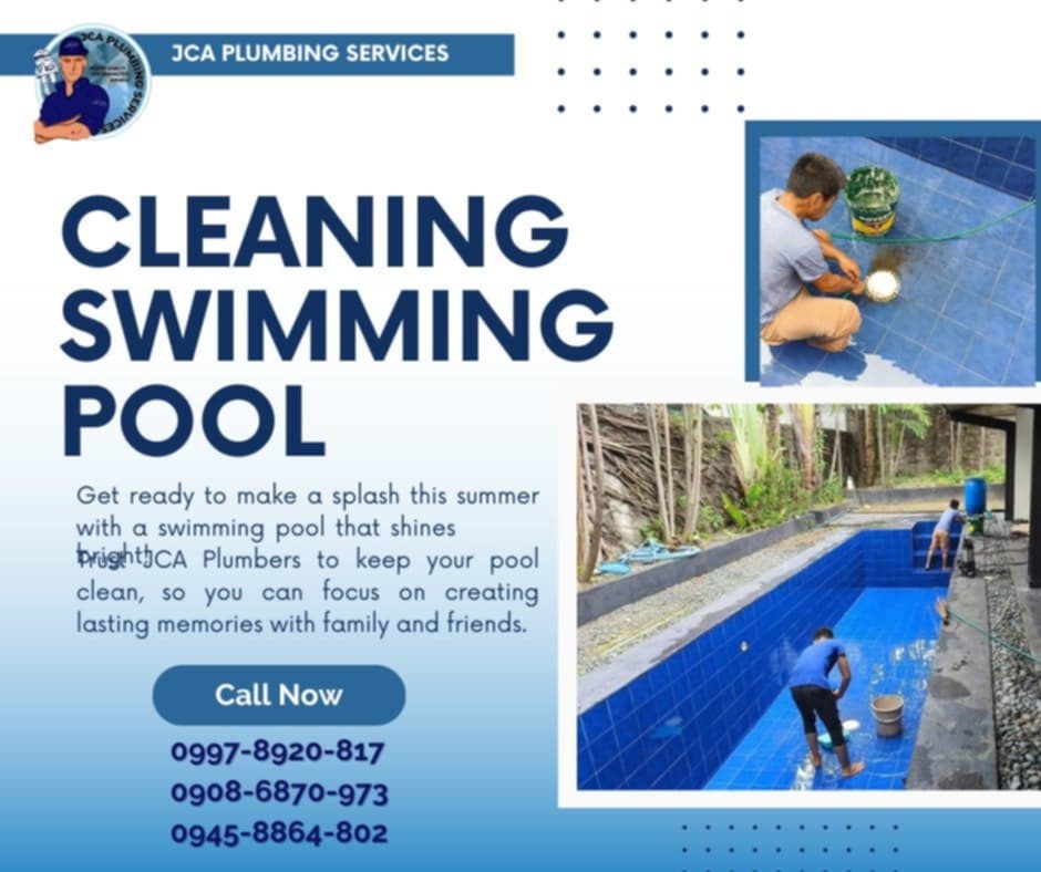 Manual Cleaning and Draining of Swimming Pool