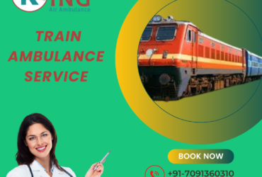 Avail King Train Ambulance In Patna With Advance CCU Facilities