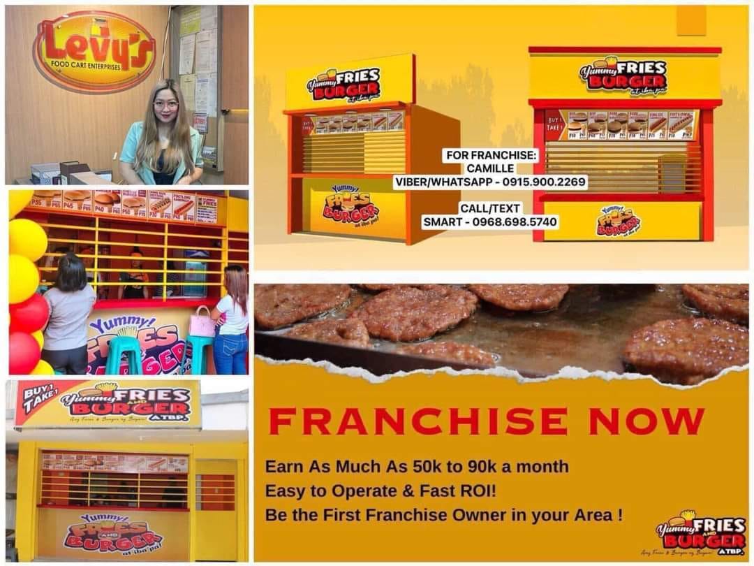 Yummy Fries and Burger Franchise Store Type
