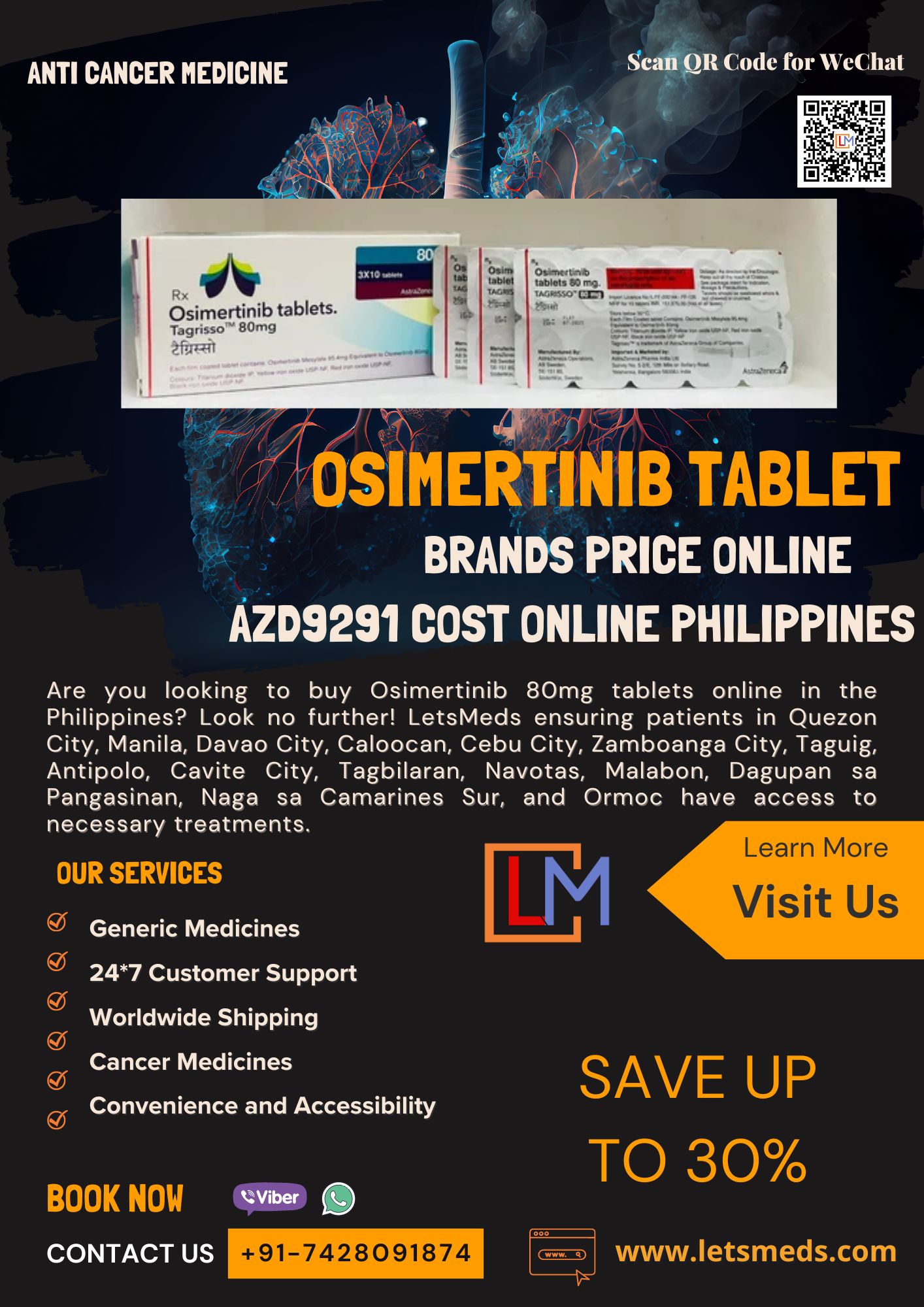 Osimertinib 80 mg Tablet Presyo Online Makati Filipinas