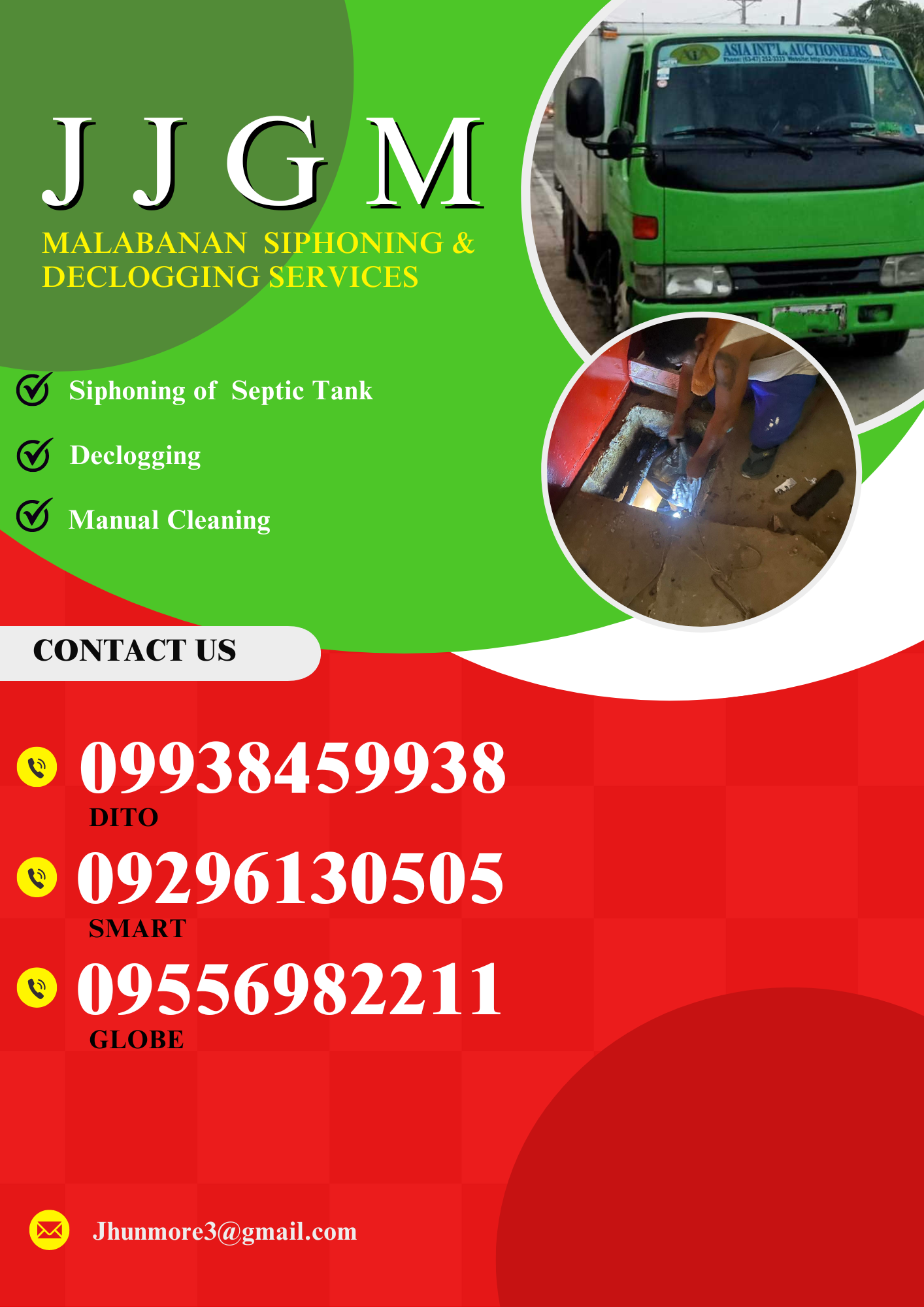 JJGM MALABANAN SIPHONING AND DECLOGGING SERVICES