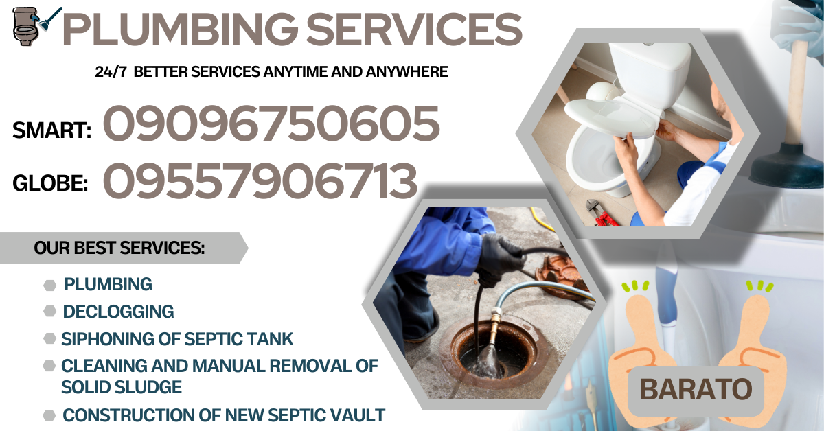 Quezon City Malabanan Siphoning Plumbing Services 85832931/09096750605