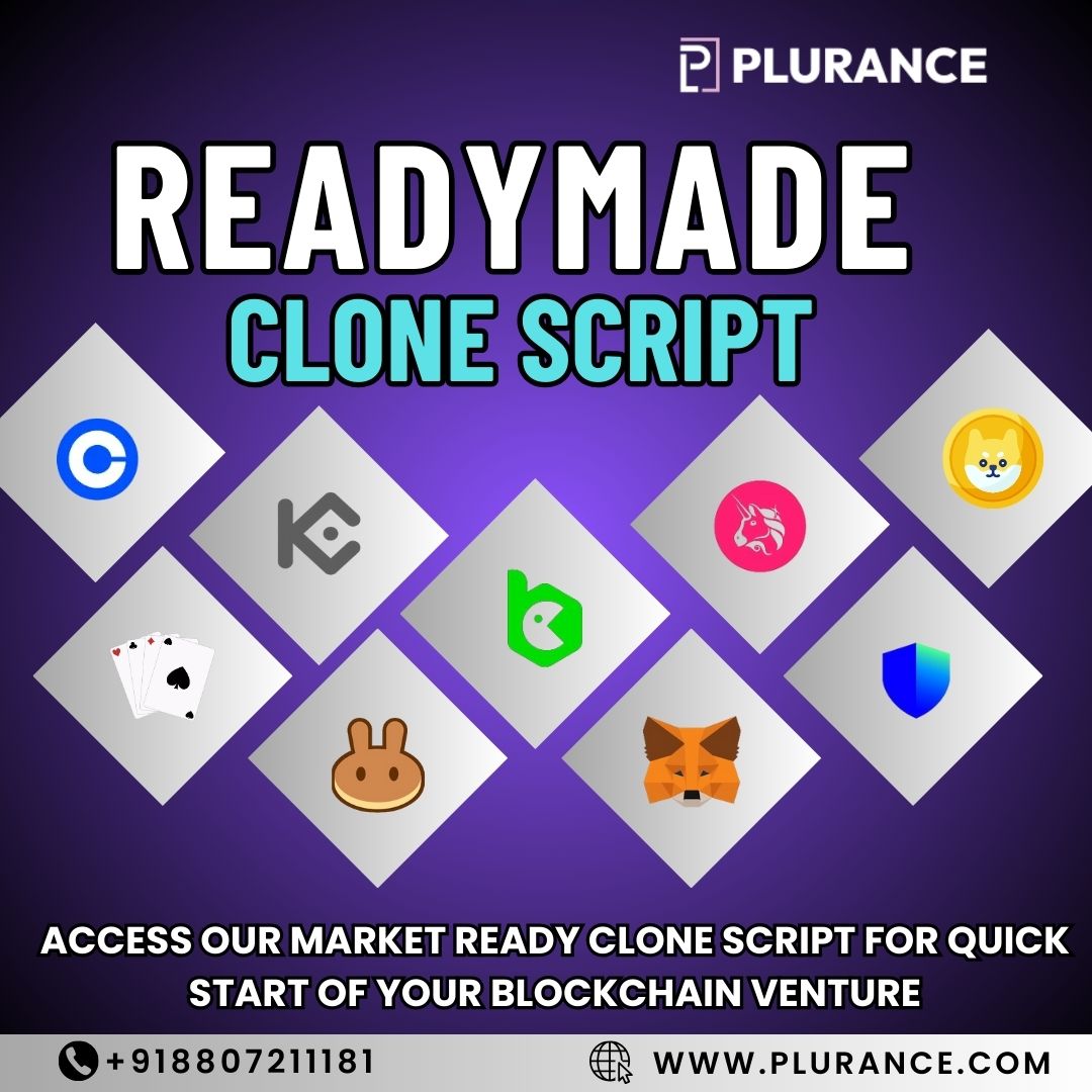 Start your dream blockchain venture easily with our readymade  script