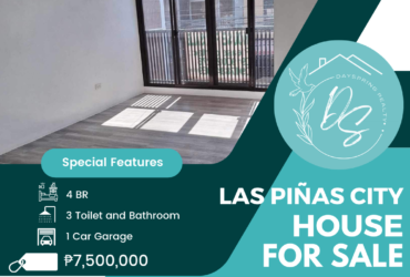 House for Sale in Las Piñas City 7.5M