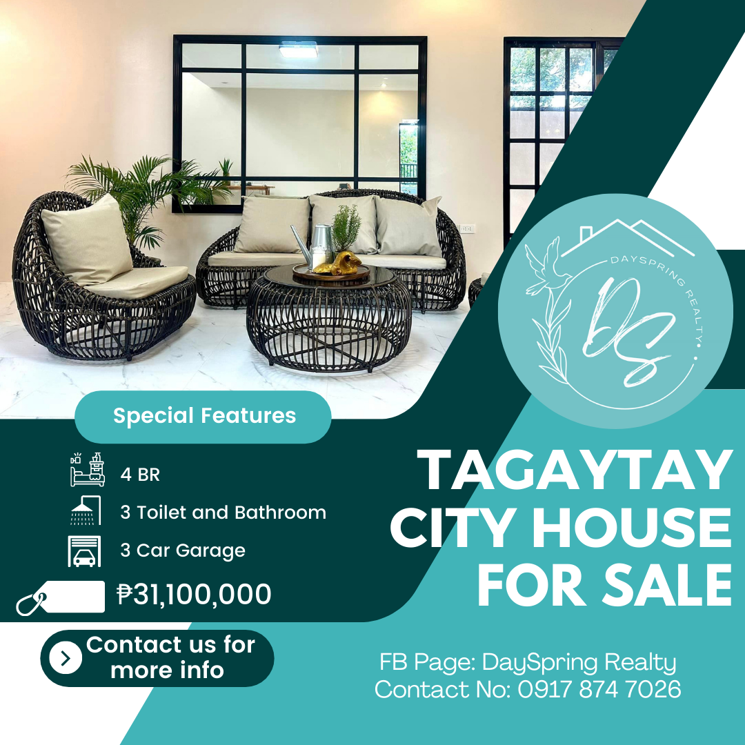BRAND NEW MODERN REST HOUSE FOR SALE IN TAGAYTAY 31.1M