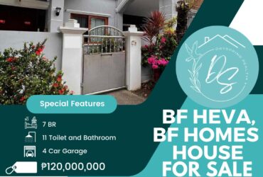 BF HEVA, BF Homes House for Sale with Swimming Pool 120M (Nego)