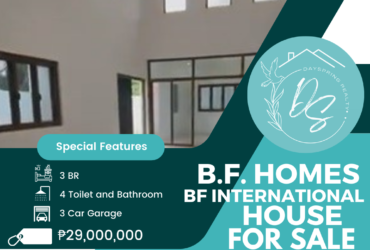 Two-Storey Single Detached House for Sale in BF Homes, BF International 29M