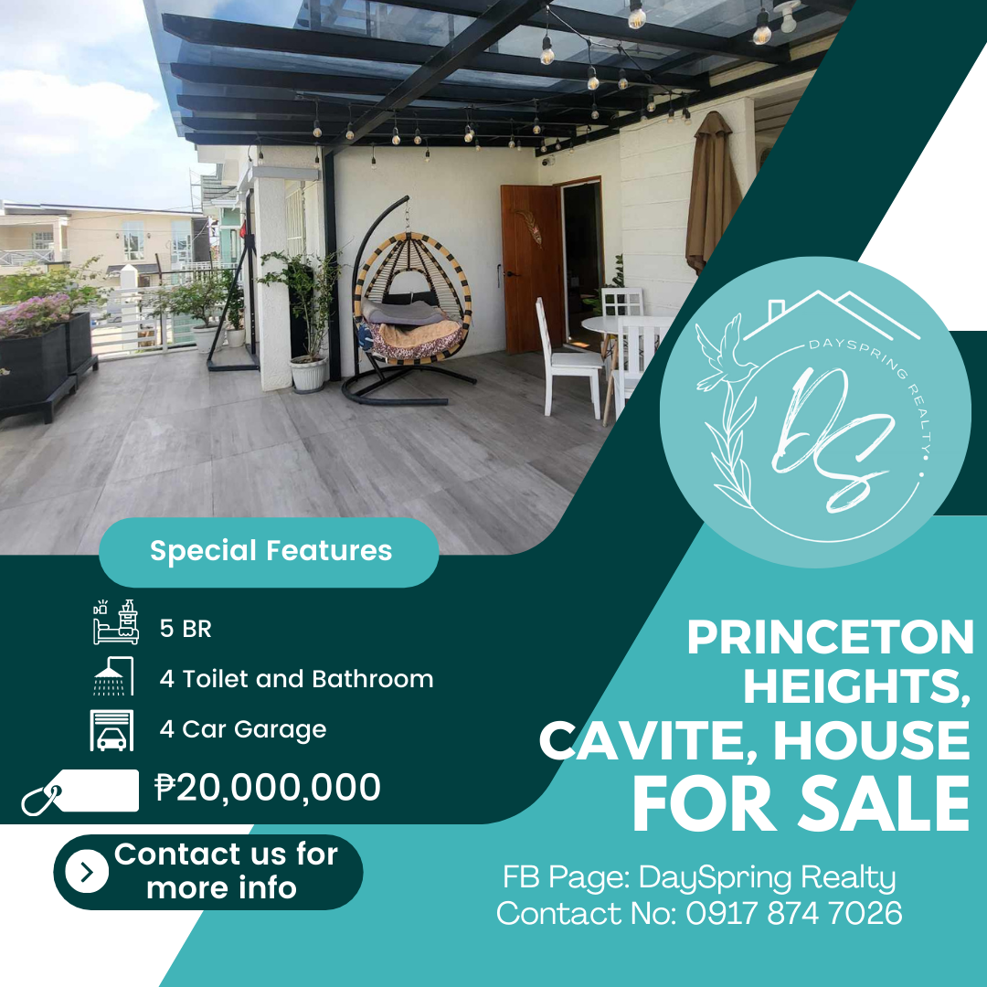 House for Sale in Princeton Heights, Bacoor, Cavite 20M