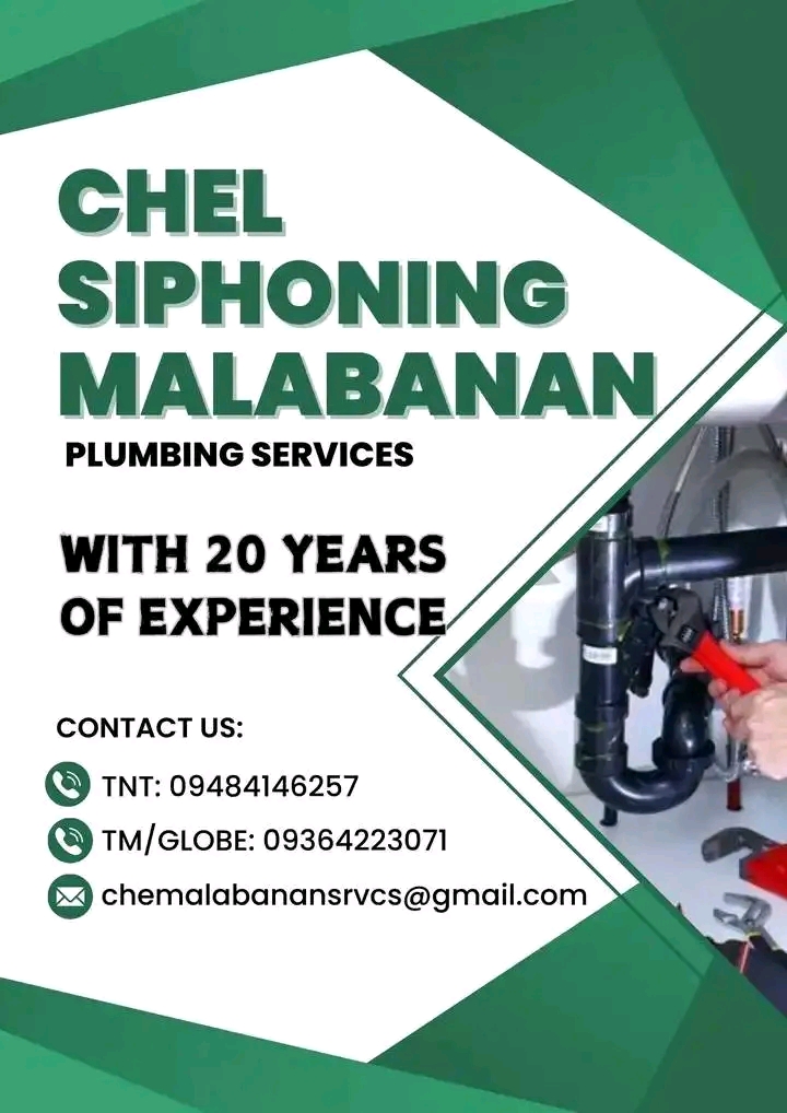 chel MALABANAN PLUMBING SERVICES 09364223071 09484146257