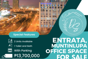 2 Office Space for Sale in Entrata Urban Complex, Alabang