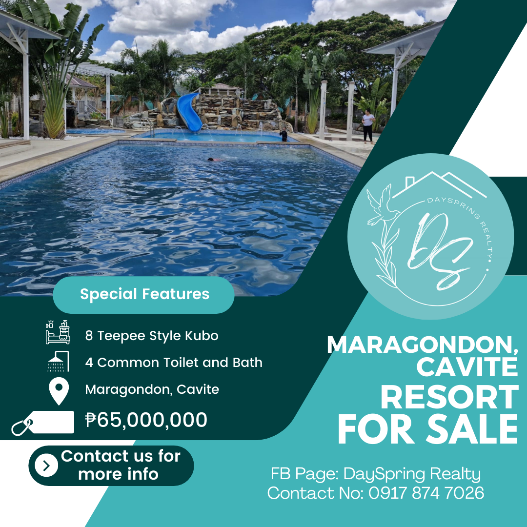 Swimming Pool Resort for Sale in Maragondon, Cavite 65M