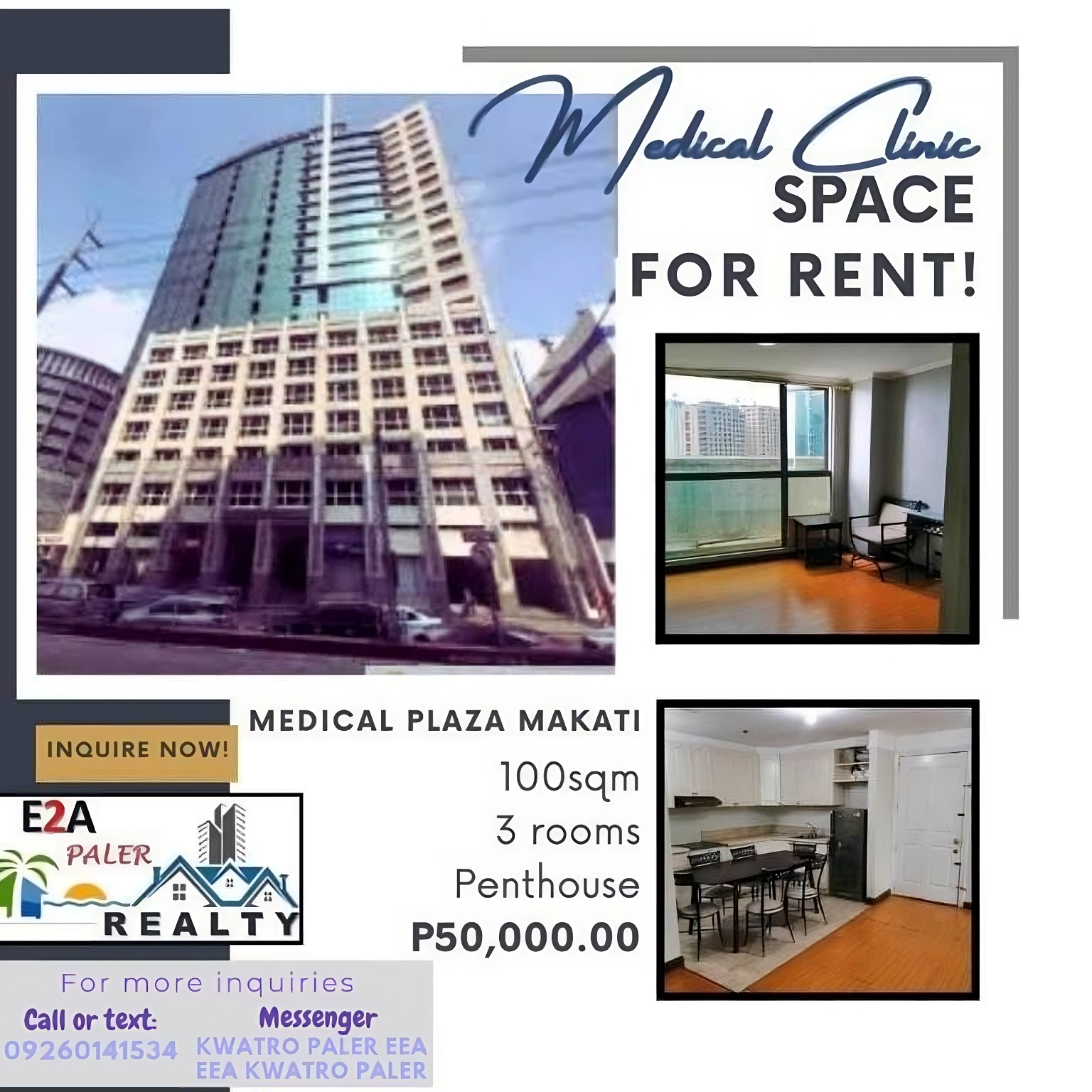 Alert! Clinic Space Available For Rent!