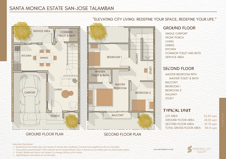 PRESELLING TOWNHOUSE STA MONICA TALAMBAN