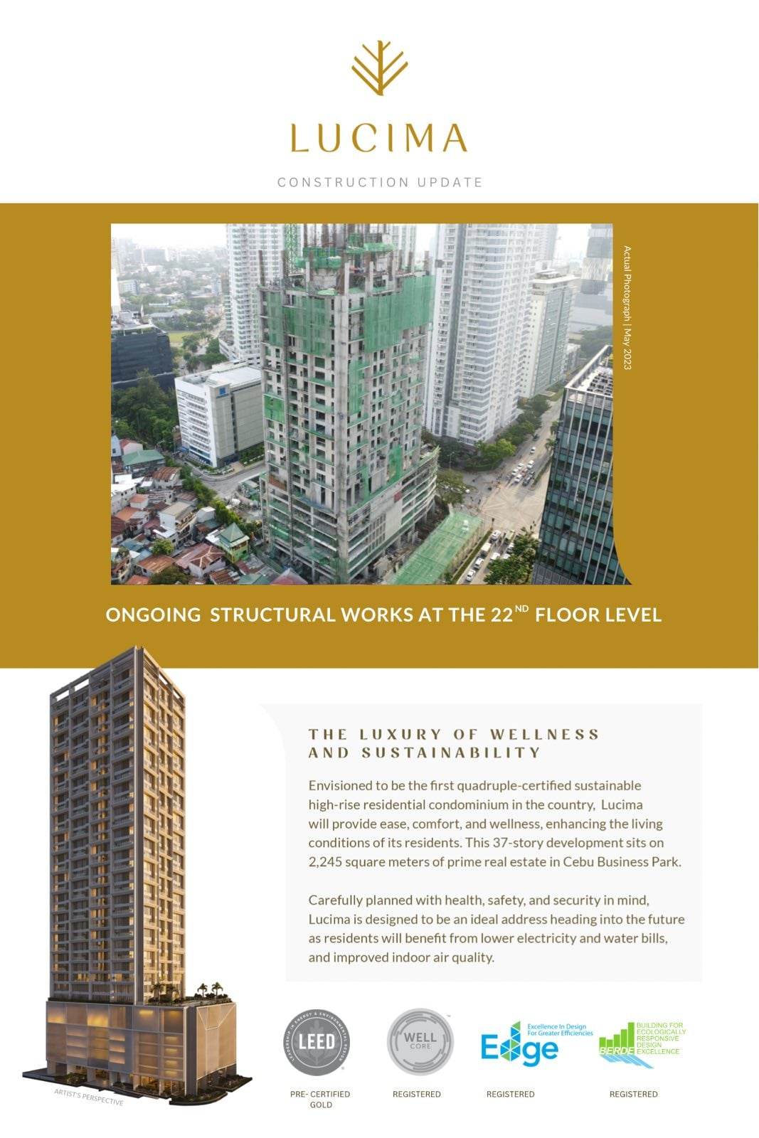 2BR LUCIMA WITH PARKING CONDO CEBU BUSINESS PARK