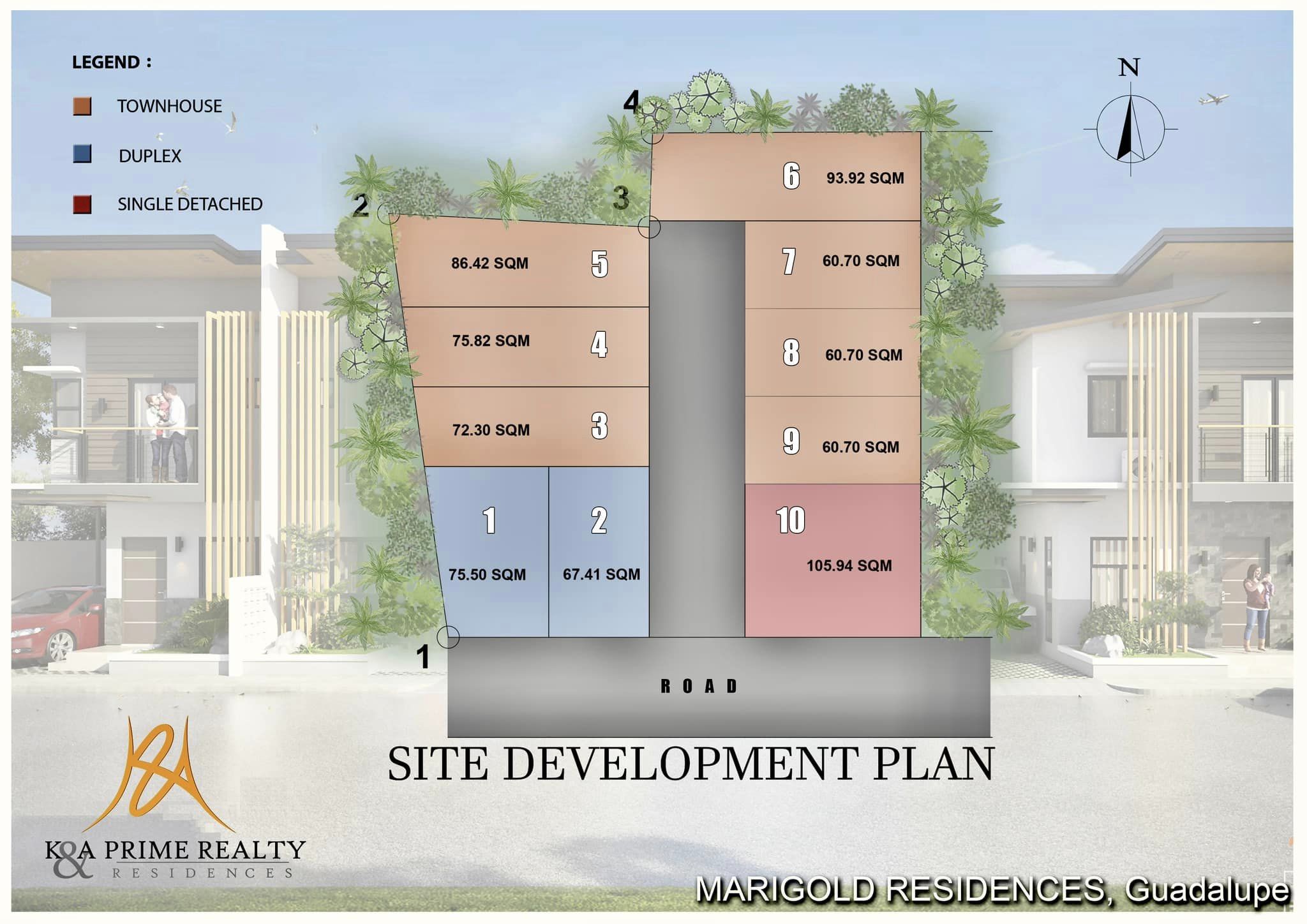 pre selling house GUADALUPE CEBU CITY MARIGOLD RESIDENCES
