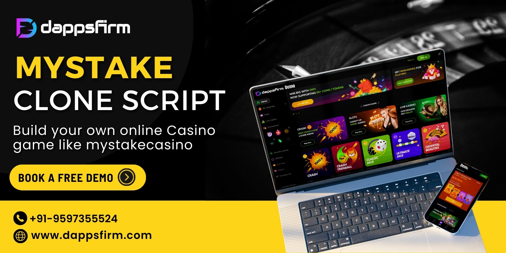 Develop a Unique Casino with Our Bespoke MyStake  Software!