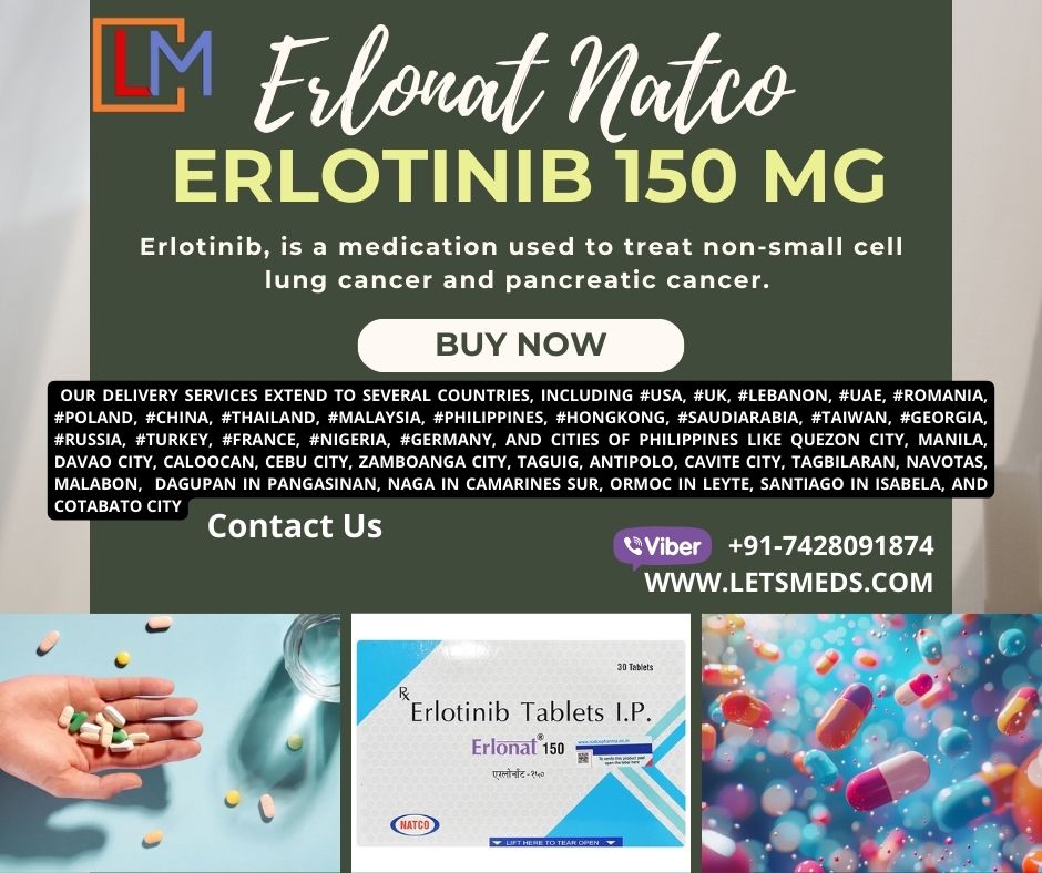 Erlotinib 150 mg Erlonat Tablet Price Online Philippines