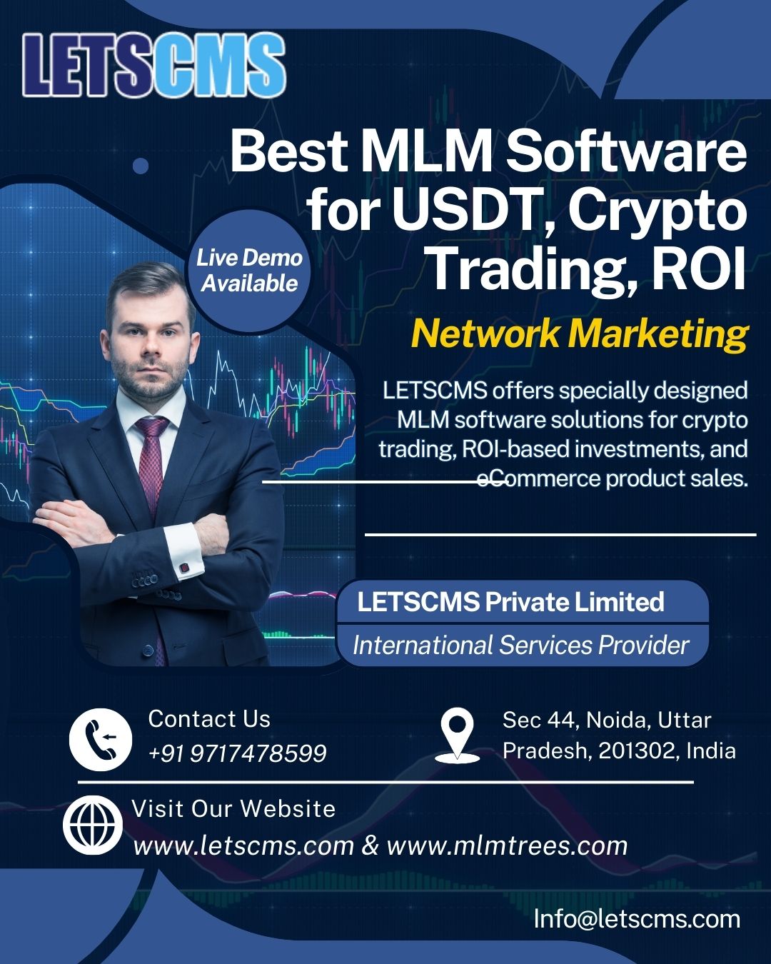 Best MLM Software for USDT,  Trading, ROI & Product-Based Plans with Multi-Level Marketing Solutions