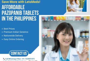 Indian Pazopanib Tablets Cost in Philippines – Best Prices & Fast Delivery with LetsMeds!