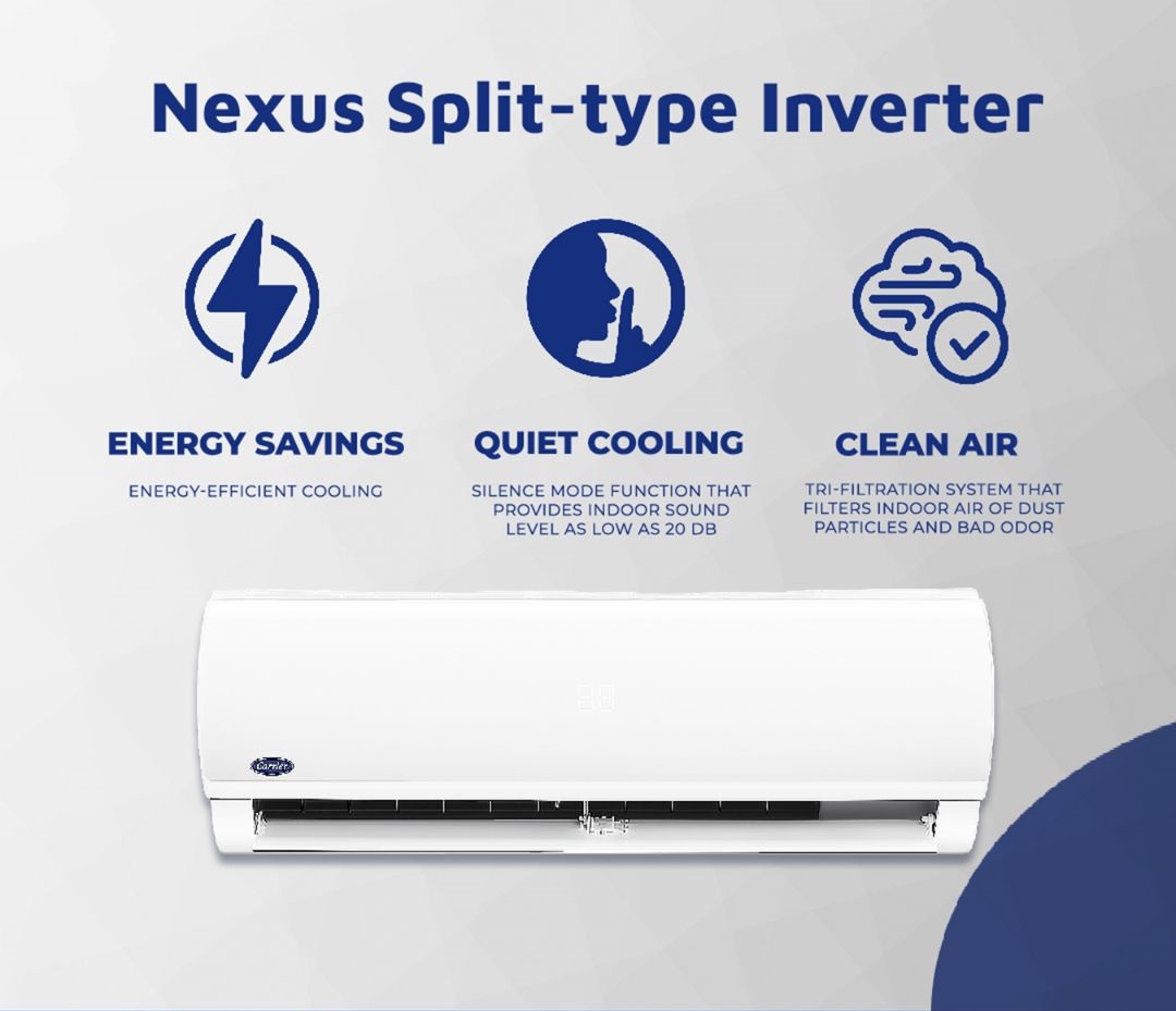 FREE INSTALLATION CARRIER NEXUS Split Wall Mounted Inverter in Cebu