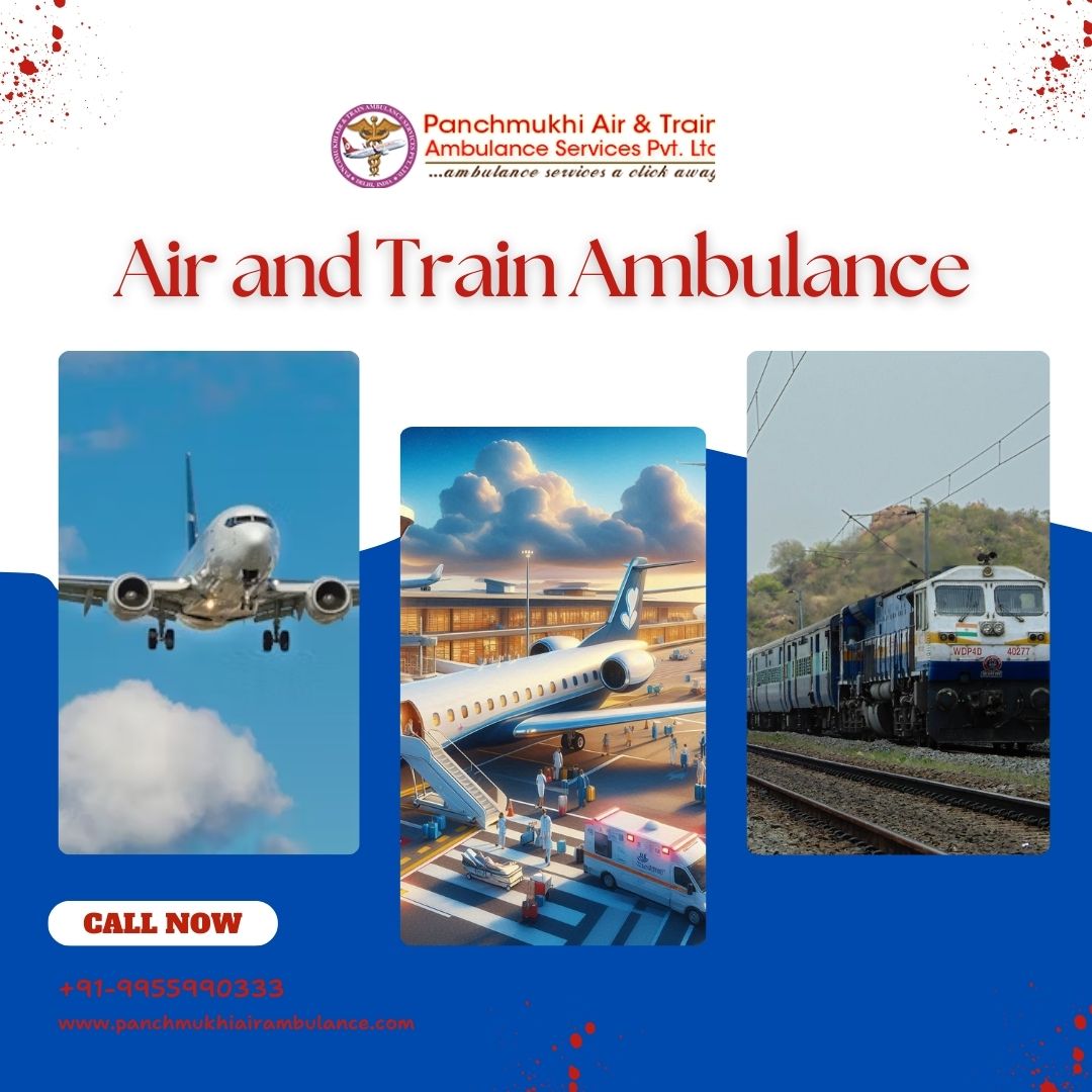 Choose Panchamukhi Air and Train Ambulance Services in Visakhapatnam with quality care