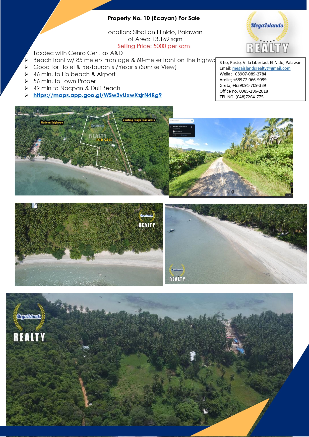 Silbatan El Nido, Palawan 13,169 sqm