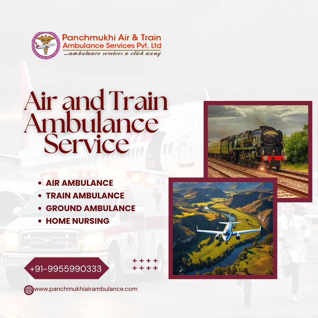 Reach The Medical Center on Time with Panchmukhi Air and Train Ambulance Services in Udaipur