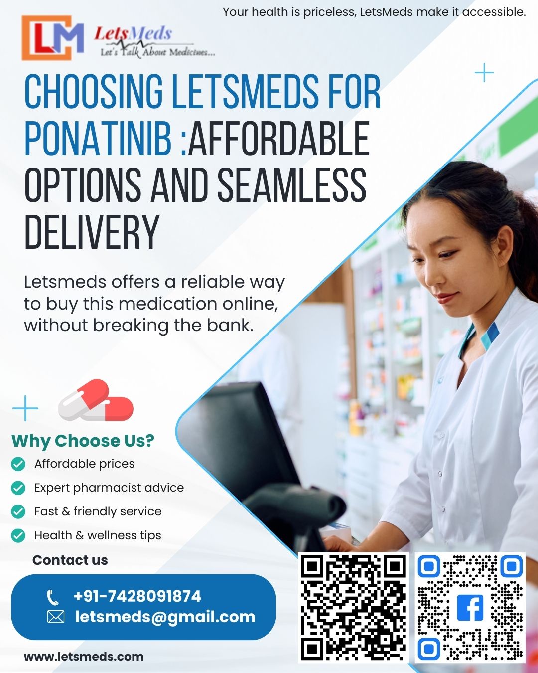 Choosing LetsMeds for Ponatinib: Affordable Options and Seamless Delivery
