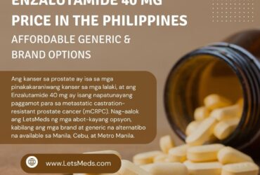 Bumili Enzalutamide Price in Philippines At LetsMeds | Enzalutamide 40 mg Manila Philippines