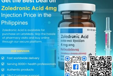Get the Best Deal on Zoledronic Acid 4mg Injection Price in the Philippines by LetsMeds