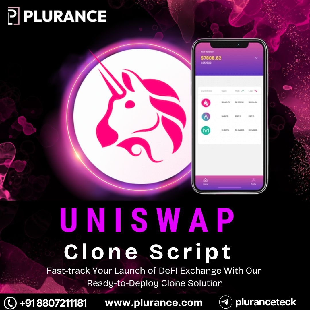 Launch your AMM powered DEX platform with our uniswap  script